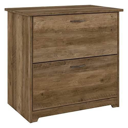 Bush Furniture Cabot 2 Drawer Lateral File Cabinet | Letter, Legal, A4-Size Document Storage, 32W, Reclaimed Pine