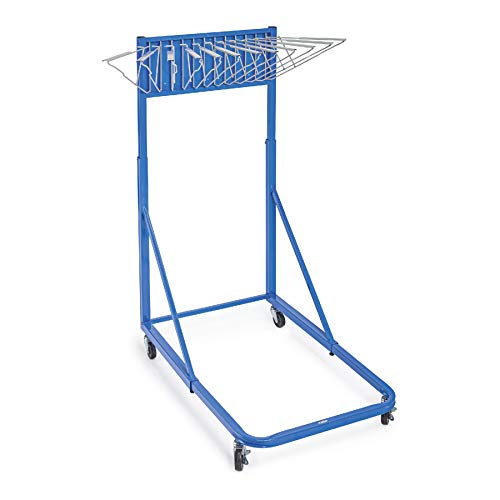 Adir Corp. Mobile Blueprint Holder - Hanging Rack for Blueprints, Posters, Maps, and Files