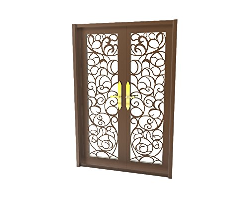 FixtureDisplays Double Door Front Entry Metal Door 15912 - 65 x 96" - Pre-Order Only