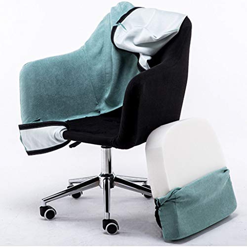 Lifting Rotatable Washable Office Chairs & Sofas Mid-Backrest - Flannel,Grey,European Style