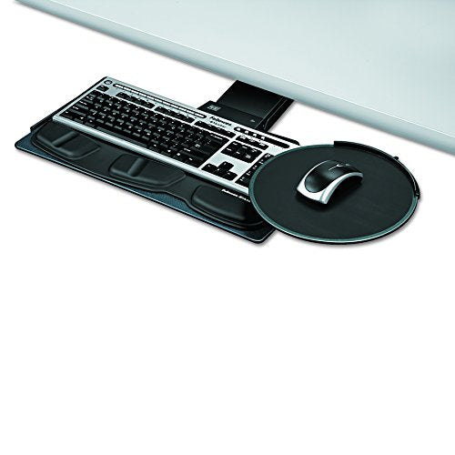 Fellowes Professional Series Sit/Stand Keyboard Tray, Black (8029801)