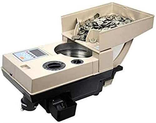 Money Counter Roller Coin Sorter Coin Counter Coin Counting Machine with High Speed Coin Sorting Machine for Coins of Different Diameters and