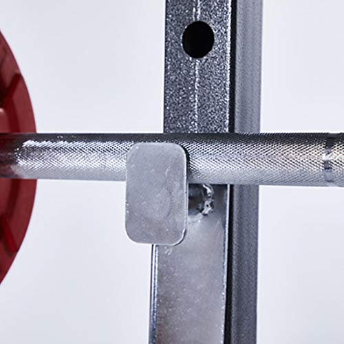 Ongmies Barbell Rack Squat Stand, Half Frame Barbell Squat Rack, Bench Press Rack Gym Equipment for Home Gym, Strength Training Dip Station, Max Load 550LBS