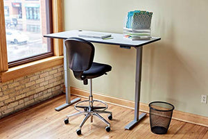 Safco Products Metro Extended Height Chair 3442BL, Ergonomic, Pneumatic Height Adjustable, Heavily Padded