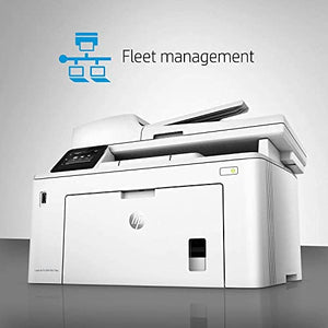 HP Laserjet Pro MFP M227fdw All-in-One Wireless Laser Printer - Print Scan Copy Fax- Auto 2-Sided Printing-with Ahaghug Printer Cable.