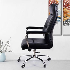 HUIQC Executive Office Chair - High Back PU Leather Swivel Desk Seat