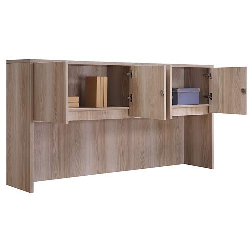 at Work Hutch 71"W Gray Laminate