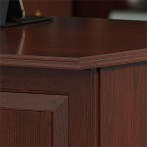 Bush Furniture UrbanPro L Shaped Desk 4 Pc. Set in Harvest Cherry - Engineered Wood