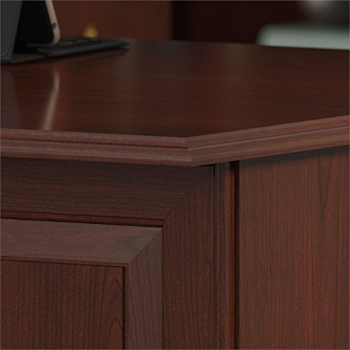 Bush Furniture UrbanPro L Shaped Desk 4 Pc. Set in Harvest Cherry - Engineered Wood