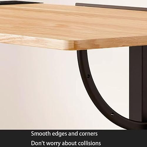 TeMkin Extra Large Drafting Table with Adjustable Tilting Tabletop (Black Walnut, 900 * 600mm)