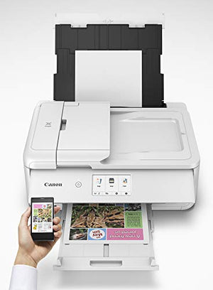 Canon TS9521C Wireless Crafting Printer, 12X12 Printing, White