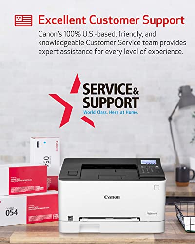 Canon Wireless Laser Printer - Color imageCLASS LBP622Cdw, White - 22 ppm, 600 x 600 dpi, 1GB Memory