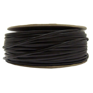 Cable Central LLC Bulk Flat Phone Cord, Black, 26/4 (26 AWG 4 Conductor), 1000ft Spool