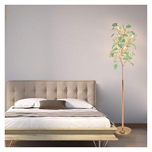 EESHHA Crystal Floor Lamp with Ceramics Base - Nero Red 1