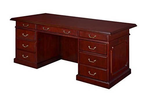 Regency Prestige 72 by 36-Inch Desk, Mahogany