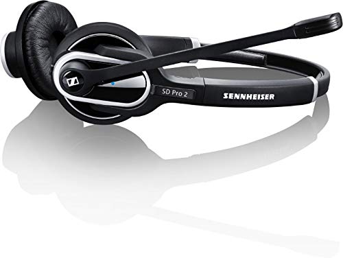 Sennheiser SD PRO2 Cordless Headset with NEC EHS Adapter - Compatible with Digital NEC Phones DT3xx/DT4xx, IP Phones DT7xx/DT8xx*