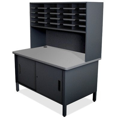 Mailroom 20 Slot Organizer with Cabinet Finish: Black