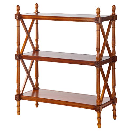Design Toscano DE30301 Parliament Open Bookcase Collection: 3-Shelf, Cherry