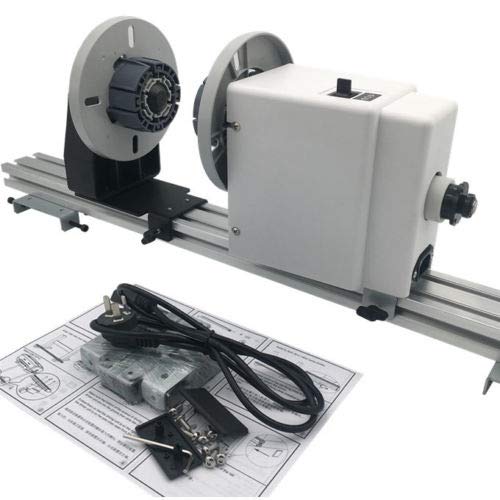 Upgraded 54'' 64'' 74''Automatic Laminator Media Take up Reel System Paper Pickup Roller Controller System for Roland SP540/RA640 Mimaki Mutoh Printers, Speed Adjustable