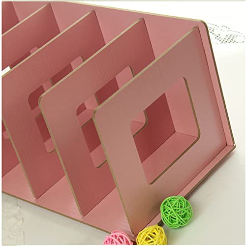 GRETD Bookshelf Storage Rack Multi-Function Stationery Storage Box Assembling Office for School Bookshelf Shelf