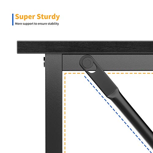 Computer Desk 47 inch Home Office Writing Study Desk, Modern Simple Style Laptop Table with Storage Bag