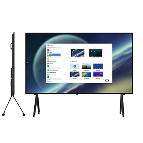 GTUOXIES Interactive Touch Panel OPS PC Module 110" Whiteboard Windows 10 Android TS110TP Smart Writting Stand