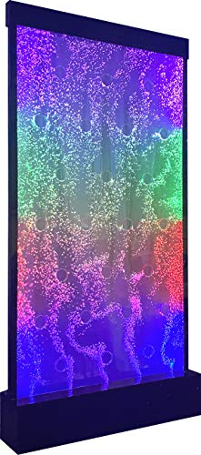 SDI Factory Direct LED Lighting Bubble Wall Fountain 40" x 79" Floor Standing