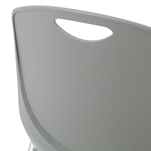 Learniture Graphite Academic Mobile Stack Chair (Pack of 4)