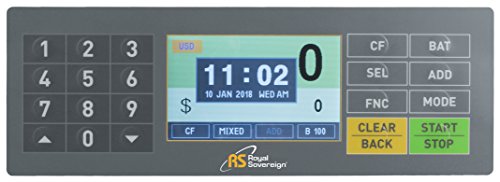 Royal Sovereign Mixed Denomination Bill Counter with Counterfeit Detection (RBC-EP1000)