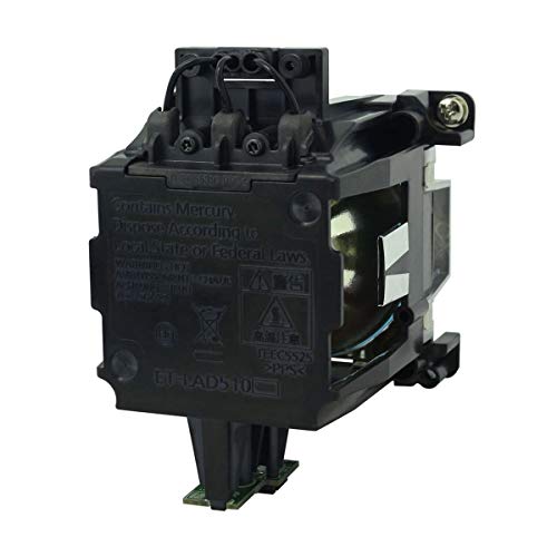 Emazne OEM ET-LAD510 Projector Lamp Genuine Original Bulb with Housing for Panasonic:PT-DS20KE Panasonic:PT-DW17KE Panasonic:PT-DW17KU Panasonic:PT-DZ16KU / PT-DZ21KE / PT-DZ21KU (ET-LAD510)