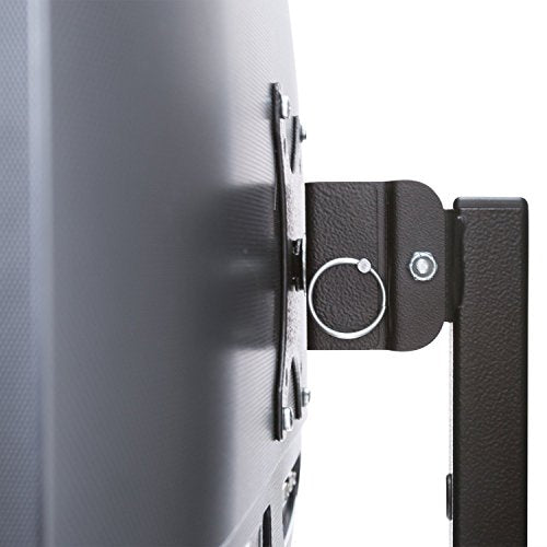 VersaTables Fixed Wall Mount Computer Station | Made in USA | Adjustable Height Monitor & Keyboard Workstation| Sit or Stand Desk | Minimalist | Black