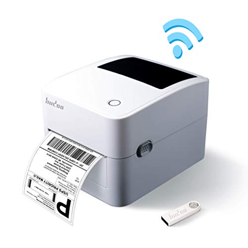 Hudoo 2054K Thermal Label Printer,4X6 Shipping Label Printer,Barcode Printer, Label Marker, Compatible with Amazon, Ebay FedEx UPS Shopify Etsy Barcode Printer (Wi-Fi)
