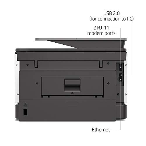 HP OfficeJet Pro 9020 All-in-One Wireless Printer, with Smart Tasks & Advanced Scan Solutions for Smart Office Productivity, Works with Alexa (1MR78A)