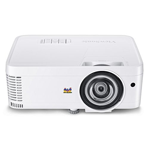 ViewSonic PS600W 3500 Lumens WXGA HDMI Networkable Short Throw Projector for Home and Office