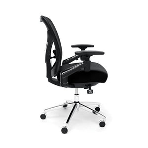 OFM 257-BLK 24-Hour Big & Tall Mesh Chair, black Office Chair, 36" Height, 28" Wide, 27" Length