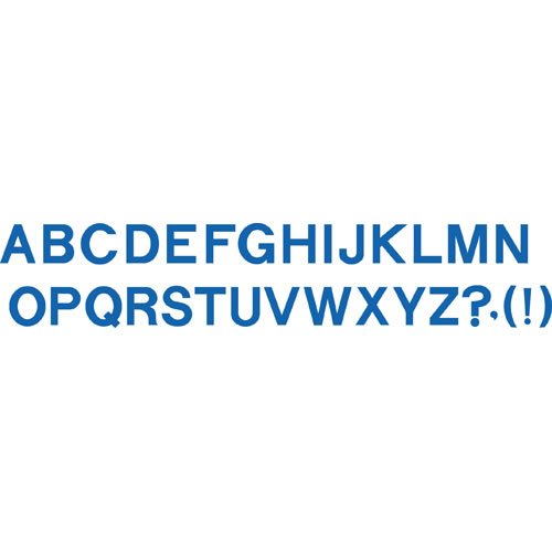 Ellison Sizzix Bigz Alphabet Set A10080, Block 3 1/2" Capital Letters