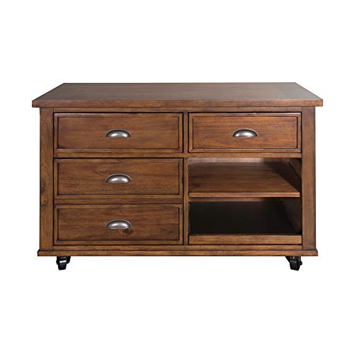 Liberty Furniture INDUSTRIES Arlington House Credenza, W48 x D22 x H31, Medium Brown