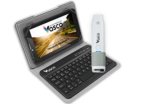Vasco Traveler Premium 7" + Keyboard + Scanner: Voice Translator, GPS, Travel Phone, Guide and much more!