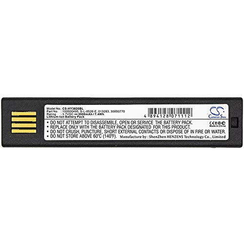 ChoyoqeR Replacement Battery (20PCS) 2000mAh/3.7V for HR-100, Xenon Scanners Li-ion