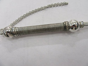Yad Sterling Silver Filigree Torah Pointer 10" with Chain by Yad