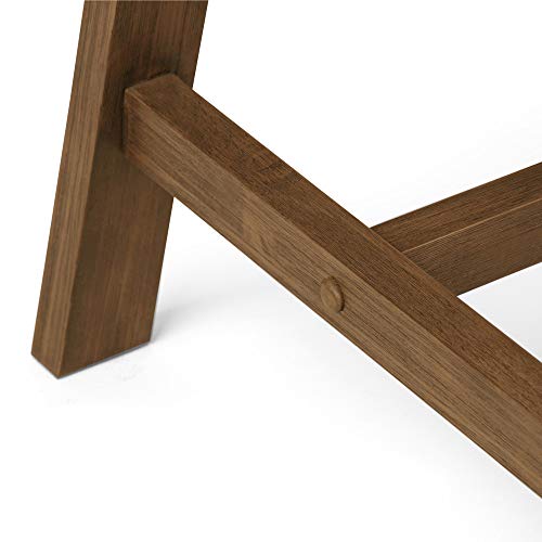 SIMPLIHOME Dylan SOLID WOOD Modern Industrial 60 inch Wide Home Office Desk, Writing Table, Workstation, Study Table Furniture in Rustic Natural Aged Brown