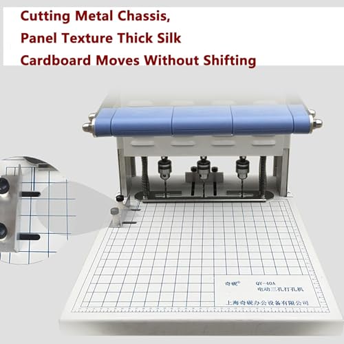CHROX Electric Financial Binding Machine with Three-Hole Punching and Fast 15-Second Binding