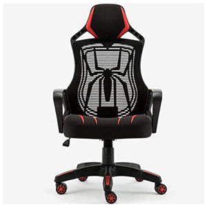 UsmAsk Adjustable High Back Gaming Chair - Black/Red Spiderman Office Chair