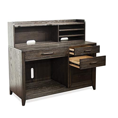 Riverside Furniture Vogue 48" Hutch in Plymouth Brown Oak