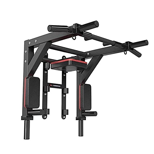 ZLQBHJ Wall Mounted Pull Up Bar Multifunctional Thicken Chin Pull Up Bar for Home Gym Strength Training Equipment