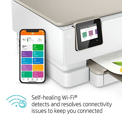 HP Envy Inspire 7255e Wireless Color All-in-One Printer with Bonus 6 Months Instant Ink with HP+ (1W2Y9A)