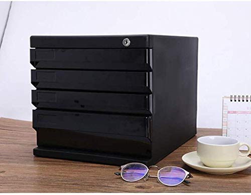 UGani Plastic Flat File Cabinet with 4 Drawers - A4 File Storage (Color: 2)