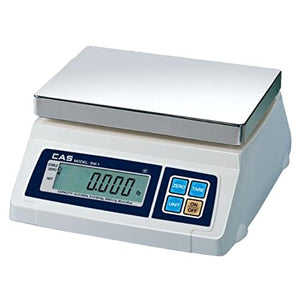 CAS SW-20D Food Service Scale, 20 x 0.01 lbs, Dual Display, Legal for Trade