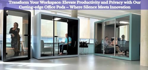 Generic Mobile Office Pod/Booth - X-Large Stand Up Meeting Room for Conference Calls