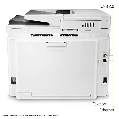 HP Laserjet Pro All in One, Wireless Color Multifunction Laser Printer, Comes with Original HP Toner, T6B83AR#BGJ, (Renewed)